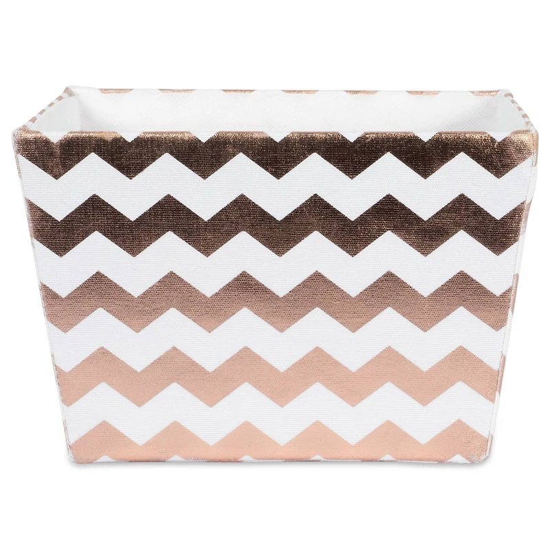 Polyester Chevron Trapezoid Bin