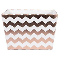Polyester Chevron Trapezoid Bin
