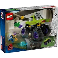 LEGO® Marvel The Hulk Truck vs. Thanos Super Hero Building Toy Vehicle 76312