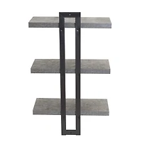 Household Essentials Jamestown 3-Tier Wall Shelf