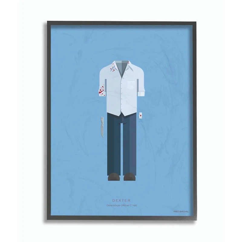 Stupell Industries Dexter Wall Art in Black Frame