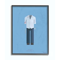 Stupell Industries Dexter Wall Art in Black Frame