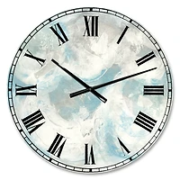 Designart Pale Blue Shade IV Wall Clock