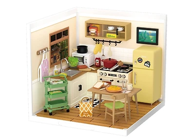 Rolife® Super Creator Happy Meals Kitchen DIY Miniature Kit
