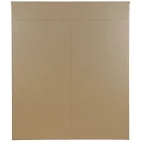 JAM Paper 12.75" x 15" Brown Kraft Flat Photo Mailer Peel & Seal Closure Envelopes, 6ct.