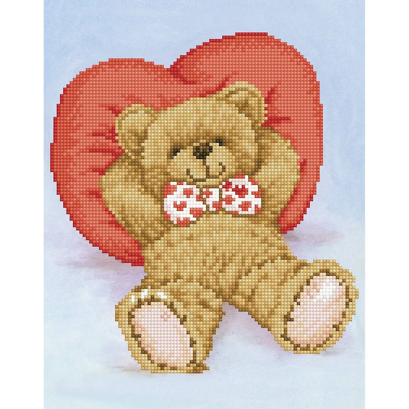 Diamond Dotz® Intermediate Relax-A-Bear Diamond Painting Kit