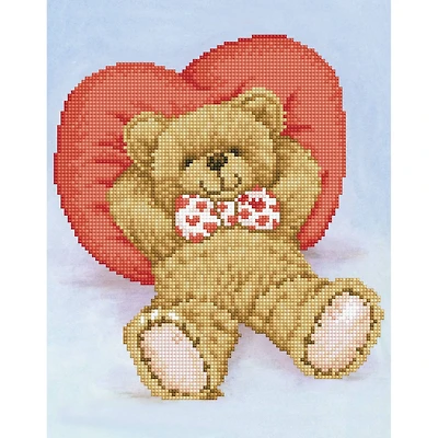 Diamond Dotz® Intermediate Relax-A-Bear Diamond Painting Kit