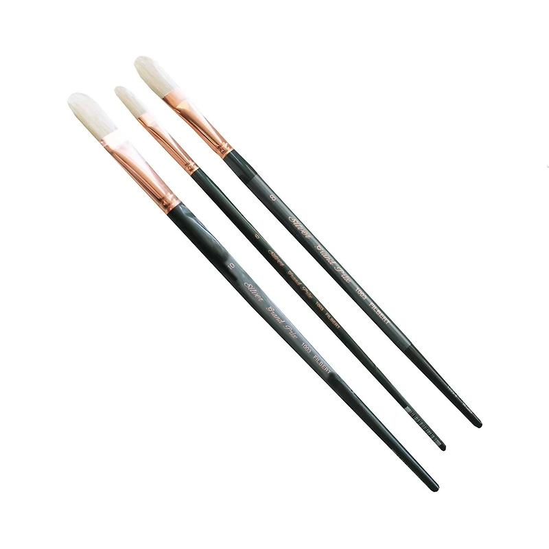Silver Brush Limited Grand Prix® 4 Piece Large Filberts Brush set