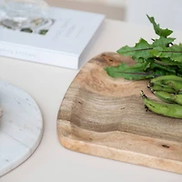 Hello Honey® 18" Natural Culinary Craftsman Mango Wood Cheese & Cutting Board