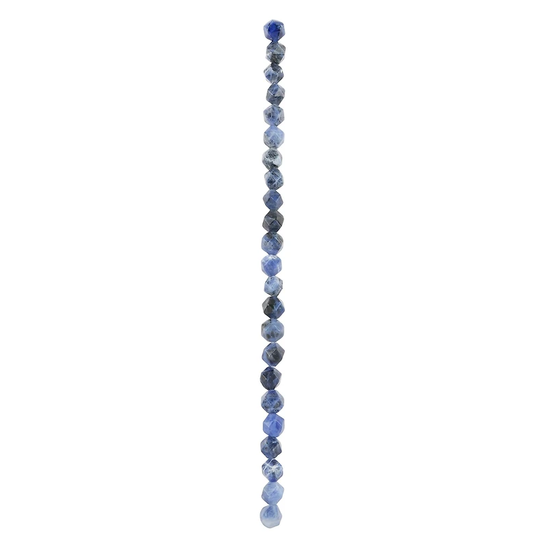 Blue Faceted Sodalite Round Beads, 8mm by Bead Landing™