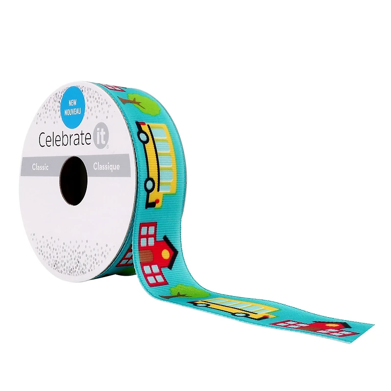 7/8" x 5yd. Grosgrain School Bus Ribbon by Celebrate It™