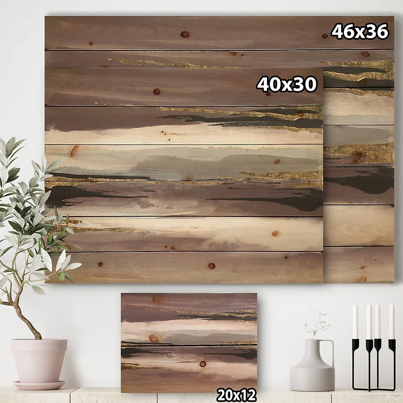 Designart - Purple Glam Storm I