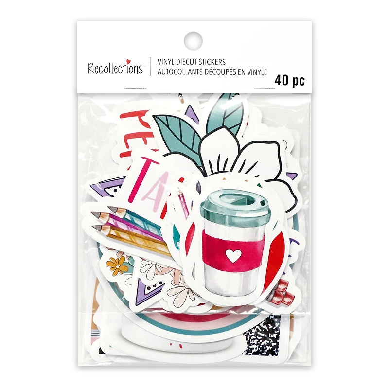 Vinyl Diecut Teacher Sticker Set by Recollections™