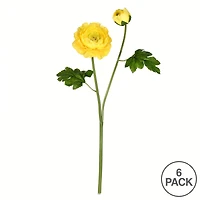 Yellow Ranunculus Stem, 6ct.