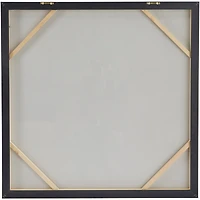 Blue Wood Contemporary Framed Wall Art 40" x 39" x 2"