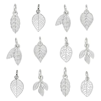 Silver Leaves Charm Mix by Bead Landing™