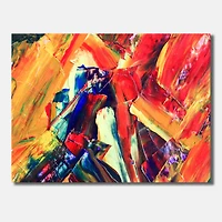 Designart - Oil On Canvas Textured Composition III