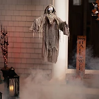 36" Touch Activated Hanging Death Reaper Halloween Decoration