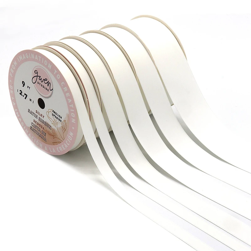 Gwen Studios 18yd. Satin Ribbon Set