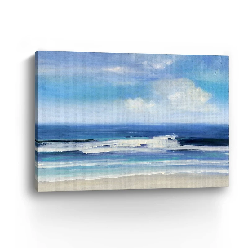 Waves Breaking Canvas Giclee