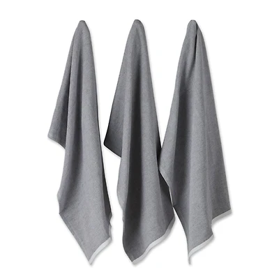 DII® Mineral Chambray Terry Dishtowels, 3ct.