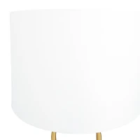Gold Modern Table Lamp, 7" x 7" x 19"