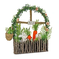 19" Easter Garden Windowpane Accent