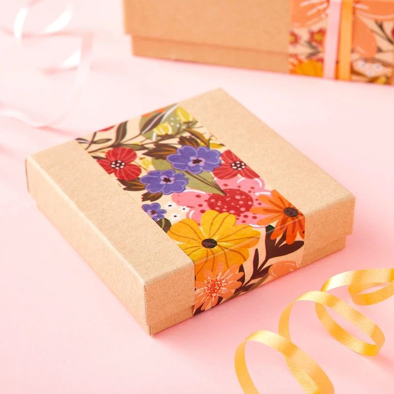 Kraft Gift Box by Celebrate It™