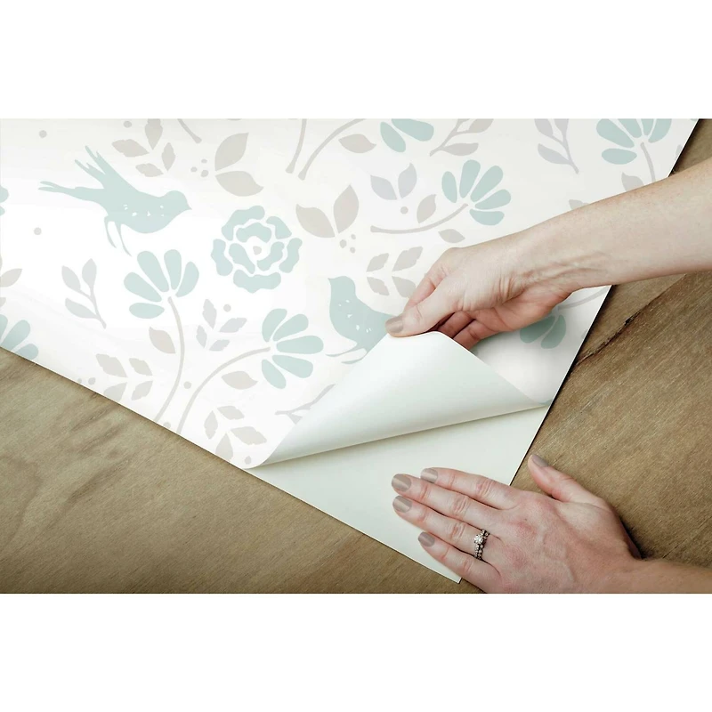 RoomMates Rose Lindo Woodland Peel & Stick Wallpaper