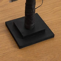 3ft. Pre-Lit Halloween Deluxe Black Twig Artificial Tree with 36 Orange & Purple LED Lights