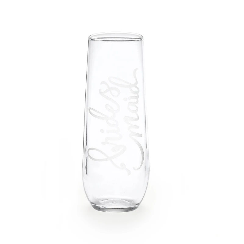 Hortense B. Hewitt Co. Bridesmaid Stemless Champagne Flute