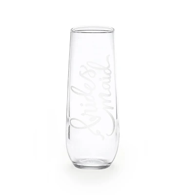 Hortense B. Hewitt Co. Bridesmaid Stemless Champagne Flute