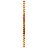 12 Pack: Orange Crackled Quartzite Round Beads, 8mm by Bead Landing™