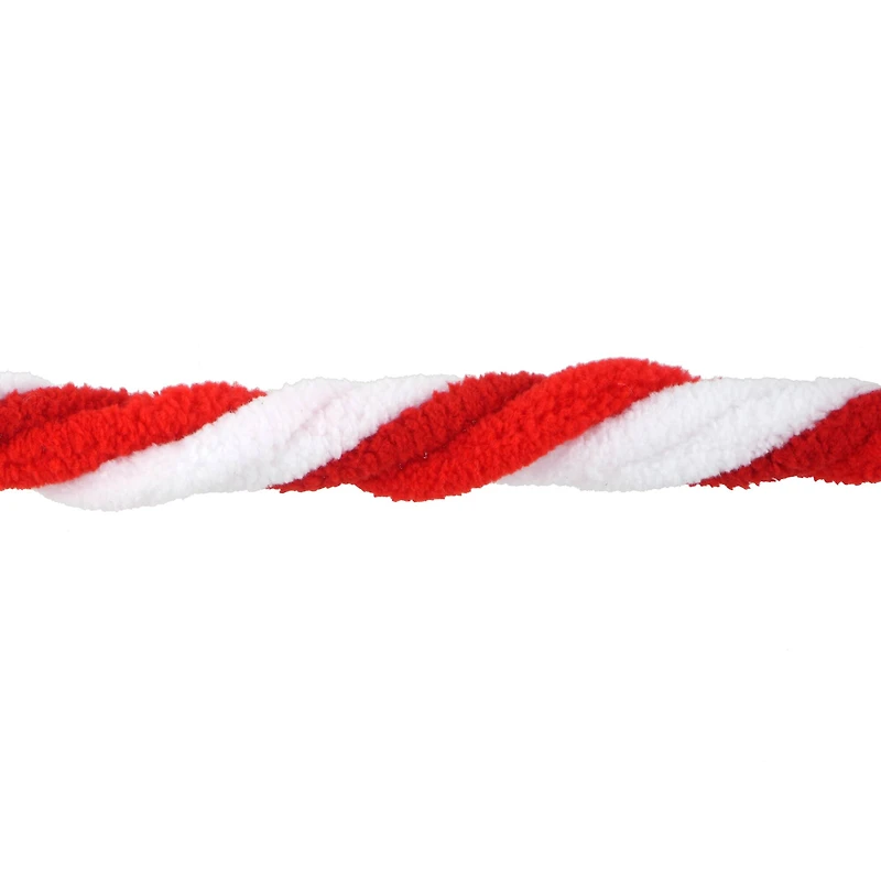 5/8" x 20ft. Red & White Yarn Twist Ribbon by Celebrate It®