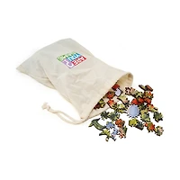 Wooden Jigsaw Puzzle - Poppy Field in Full Sun: 221 Pcs