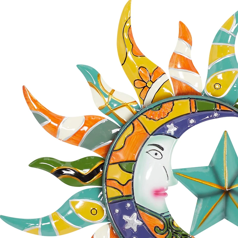 Multi Metal Eclectic Wall Decor, 36" x 36" x 2"