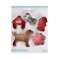 Dog Stainless Steel Mini Cookie Cutter Set by Celebrate It®