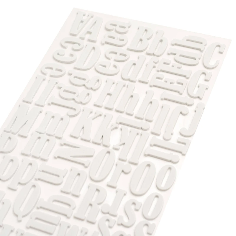Large White Alphabet Foam Stickers by Recollections™