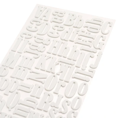 Large White Alphabet Foam Stickers by Recollections™