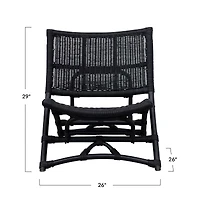 Hello Honey® Hand-Woven Rattan Folding Chair