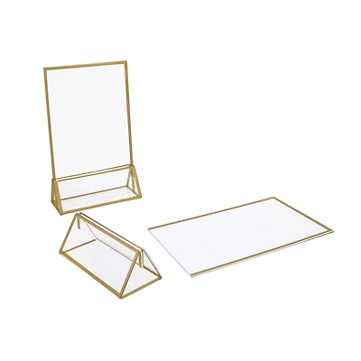 4" x 6" Gold Acrylic Sign Holders, 6ct. by Celebrate It™