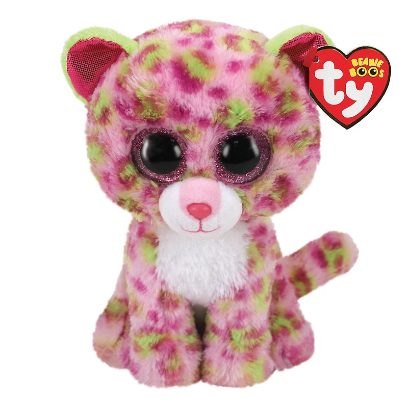 Ty Beanie Boos™ Lainey Pink Leopard, Regular