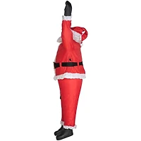 6.5ft. Airblown® Inflatable Realistic Roof-Hangin' Santa