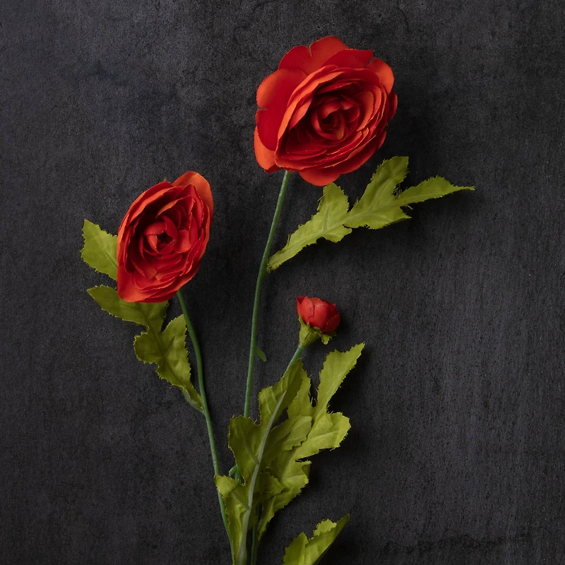  27.5" Orange Ranunculus Spray by Ashland®