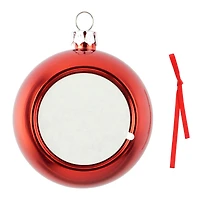 3" Sublimation Ball Ornament with Window Insert by Make Market