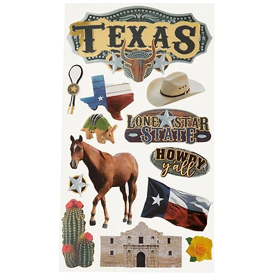 Texas Themed Stickers by Recollections™