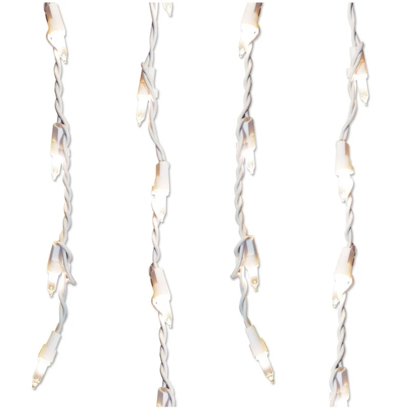 300ct. Clear Mini Icicle Christmas String Lights