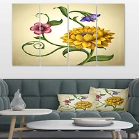 Designart - Flowers and Leaves
