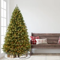 7.5ft. Pre-Lit Middleburry Spruce Artificial Christmas Tree, Clear Lights
