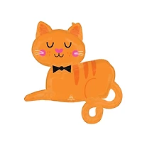 SuperShape® 31" Orange Tabby Cat Foil Balloon